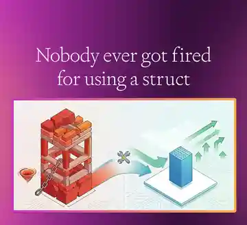 Nobody ever got fired for using a struct