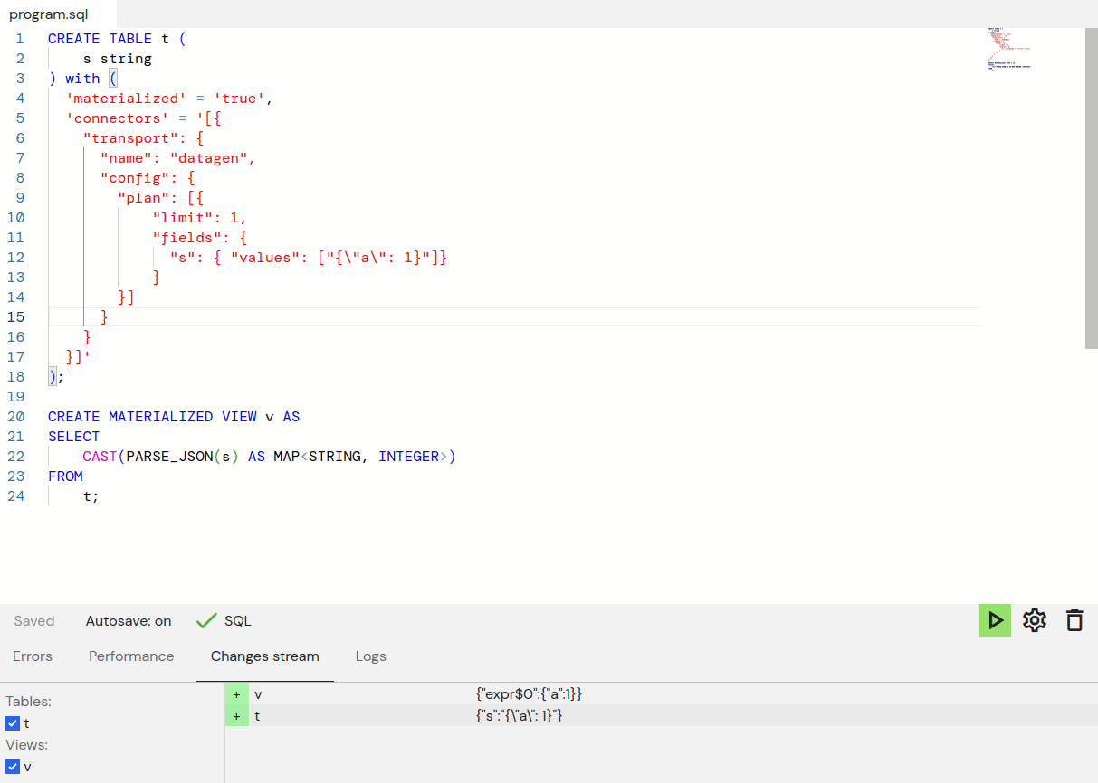 Sandbox Variant Cast to Map